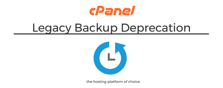 Legacy Backup Deprecation in cPanel & WHM Version 74