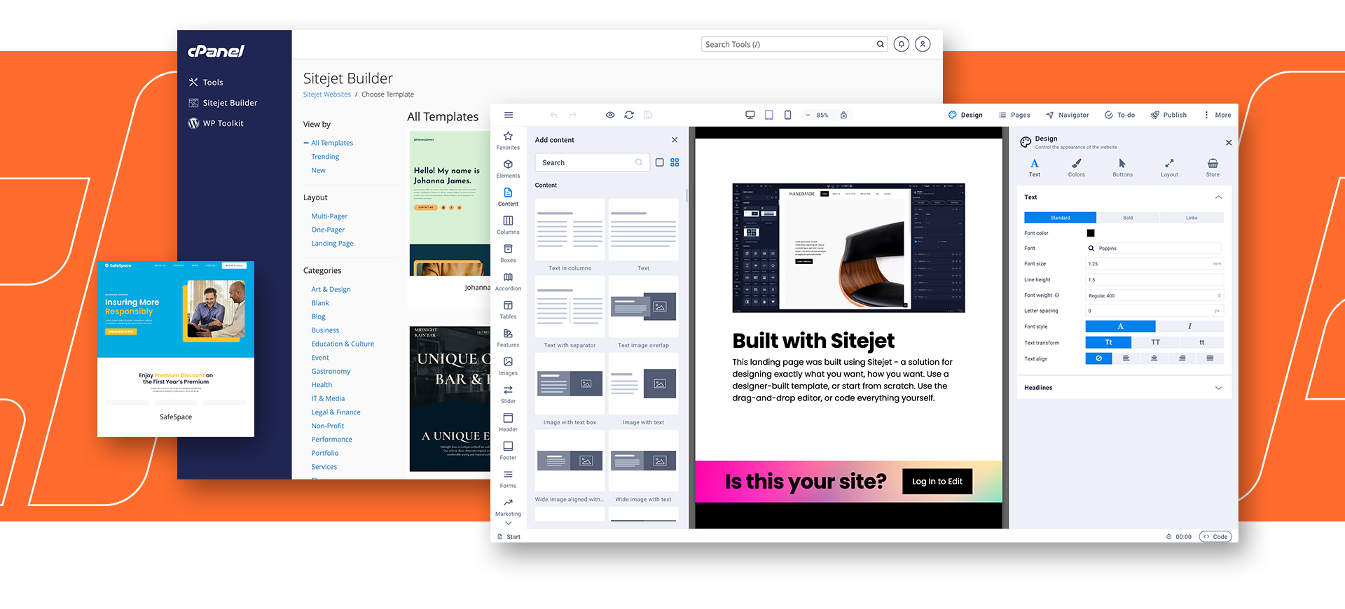 Sitejet Builder for cPanel for Enhanced Website Design and Management - cPanel Blog